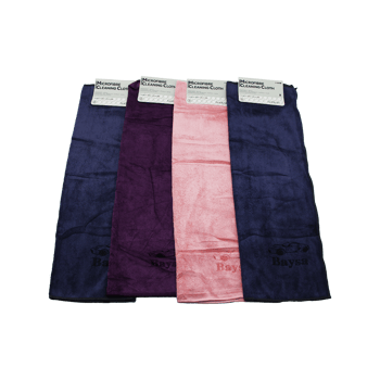 Qaoyon Microfibre Cleaning Cloth Baysa-1657 ( 40 X 60cm ) ( Kadife Model Lüks ) ( Renkli Mikrofiber ) Temizlik Bezi