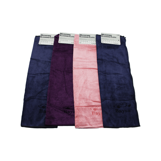 Qaoyon Microfibre Cleaning Cloth Baysa-1657 ( 40 X 60cm ) ( Kadife Model Lüks ) ( Renkli Mikrofiber ) Temizlik Bezi