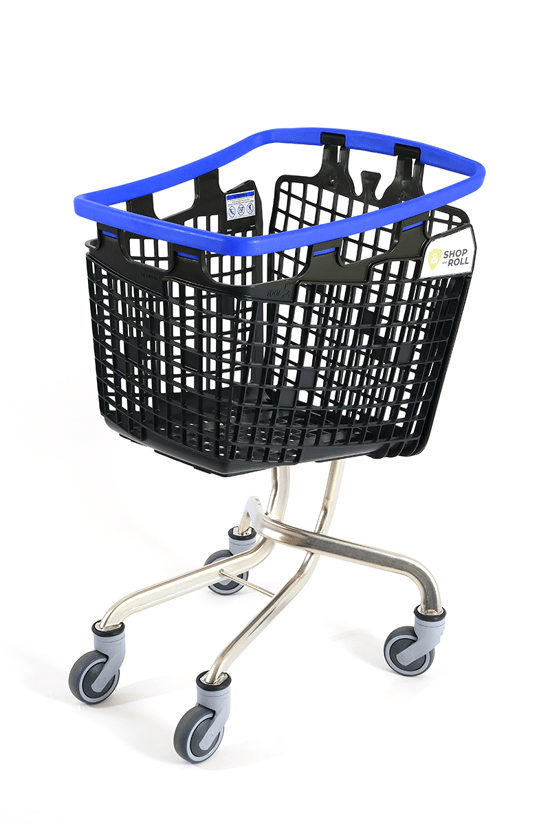 Plastik Market (alışveriş) Arabası 100 L Loop Mavi