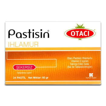 Skt:02/2025 Otacı Pastisin Ihlamur Bal Bitkisel Pastil 24 Adet