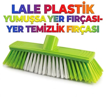 Lale Plastik Yumuşak Yer Fırçası-yer Temizlik Fırçası
