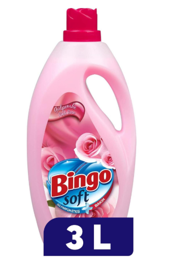 Bingo Soft Gülpembe Yumuşatıcı 3 Lt