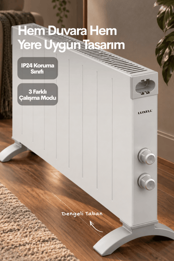 Luxell 2500w Konvektör İki Kademe Soba Lx-2947