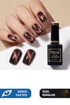 Misyul Uv Led Kalıcı Oje Nail Art 15 Ml Dynamic Disco Cat Eye Dc03