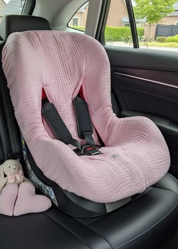 Muslin Oto Koltuk Kılıfı Pembe
