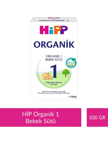 Hipp Organik 1 Bebek Sütü 0-6 Ay Doğumdan İtibaren 500g