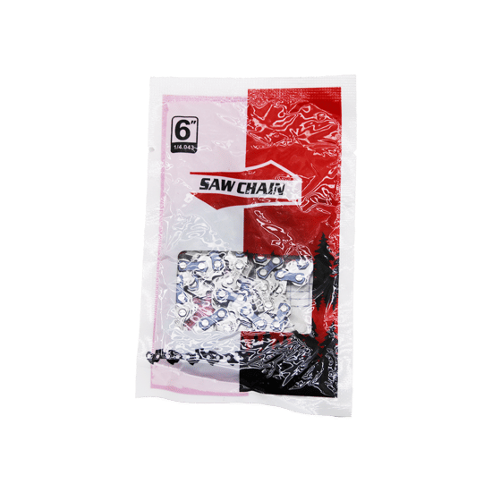 Saw Chain ( No-6" ) ( Zincir ) ( 1/4.043 ) ( Dal Budama Testere Makine için ) ( Kırmızı Ambalaj )