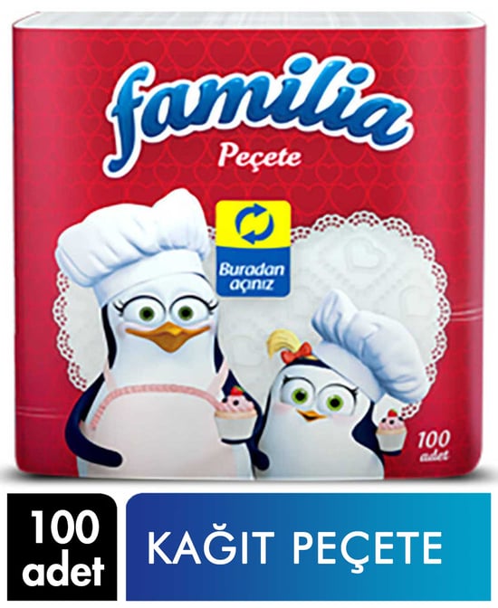 Familia Kağıt Peçete 100'lü
