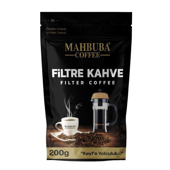 Mahbuba Kavrulmuş ve Öğütülmüş İtalyan Filtre Kahve 200gr