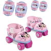 Minnie Çantalı Koruyucu Ekipmanlı Paten Set