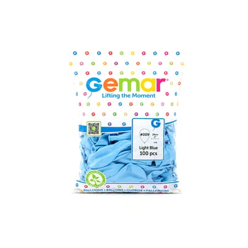 Gemar Gm-90-09 ( İç Mekan & Açık Mavi ) Balon ( 10'' & 26cm & 100pcs )