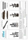 Tekerlekli Metal Çiçeklik 5 Raflı Saksılık Dekoratif 5 Raflı Çiçeklik Metal Doğal Ahşap Saksılık