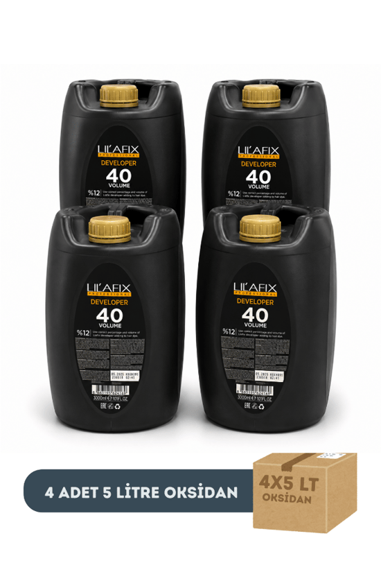 Lilafix Oksidan Peroksit 40 Volüm 5000 Ml X 4 Adet (1 Koli)