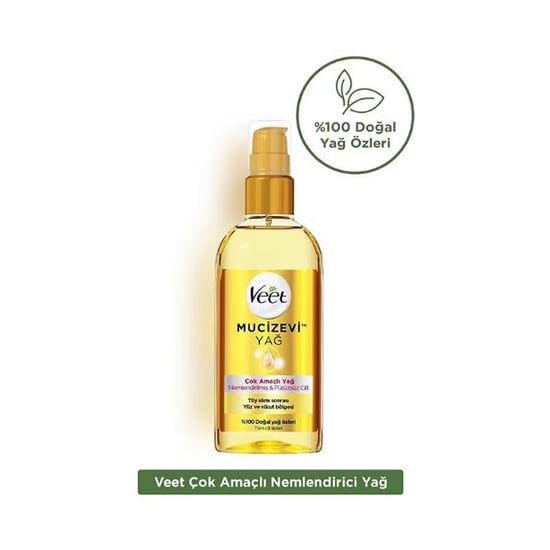 Veet Professional Tüy Alım Sonrası ve Günkül Kullanım Mucizevi Yağ 100 Ml