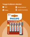 Philips Extra Zinc Chloride Aa Kalem Pil R6l4b/10