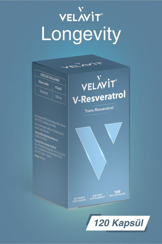 Velavit V-resveratrol 120 Kapsül