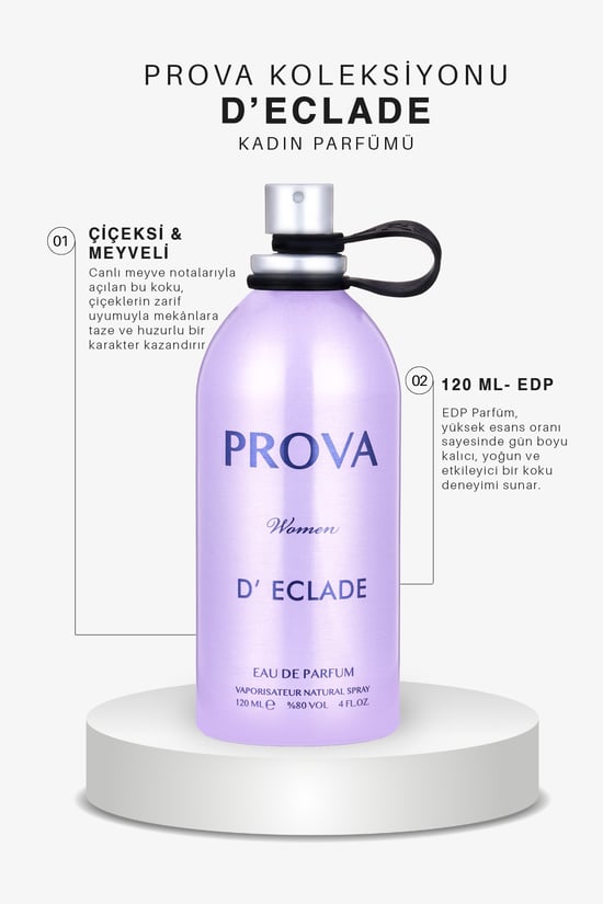 Prova D' Eclade Edp Meyveli Çiçeksi Kadın Parfüm 120 Ml