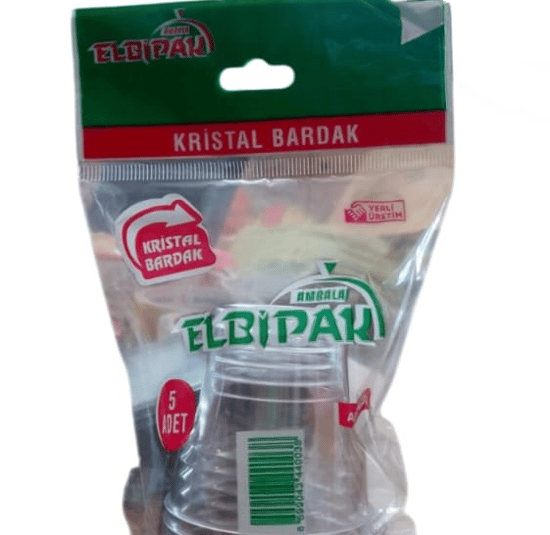Elbipak Kristal Bardak 5 Li