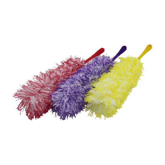 İ21-024 ( Renkli İp ) Toz Alma Püskülü ( Püskül=36 Cm + Renkli Plastik Sap=19cm = 55cm ) (brkt-910248)