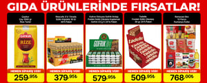 Gıda Ürünlerinde Dev Fırsatlar! kampanya resmi