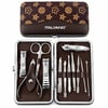İtalyano Ka-064 ( 12pcs & Krom ) Manikür & Pedikür Bakım Seti ( Desenli Model Çantalı )