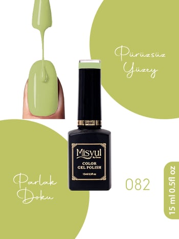 Misyul Uv Led Kalıcı Oje Nail Art 15 Ml 082