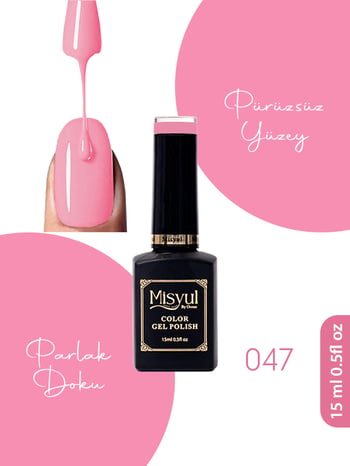 Misyul Uv Led Kalıcı Oje Nail Art 15 Ml 047