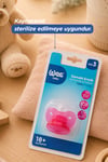 Wee Baby Akide Damaklı Silikon Emzik 18+ Ay Pembe