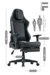 Fashcolle Globe Pro Black-grey Oyuncu Koltuğu