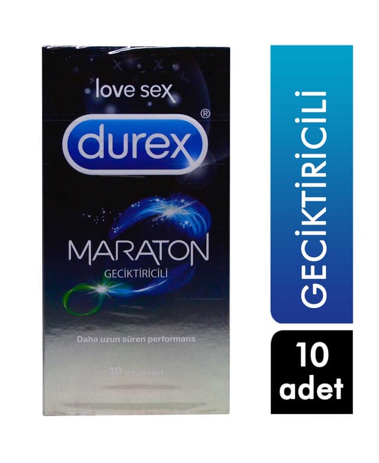 Durex Prezervatif 10'lu Maraton Geciktirici