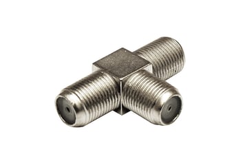 Ulbay Ulb-003 ( 3lü T ) ( Ef Ara ) ( 20pcs ) Uydu Konnektör Birleştirici