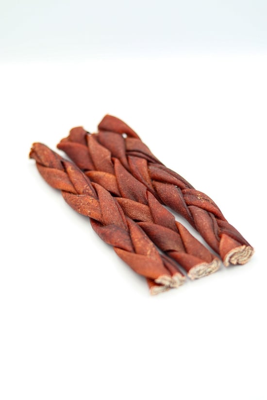 Eva & Walle Köpek Çiğneme Kemiği Ödülü Poodle ve Küçük Irklar İçin Özel Seri Örgülü Köpek Kemiği Kolajen Çubuk