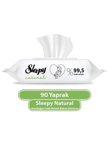 Sleepy Natural Yenidoğan Islak Bebek Bakım Havlusu