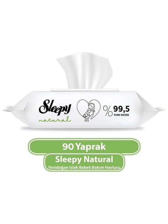 Sleepy Natural Yenidoğan Islak Bebek Bakım Havlusu
