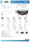 Lay-z-spa 60005 Bahamas Airjet Şişme Spa Havuzu, 2-4 Kişilik