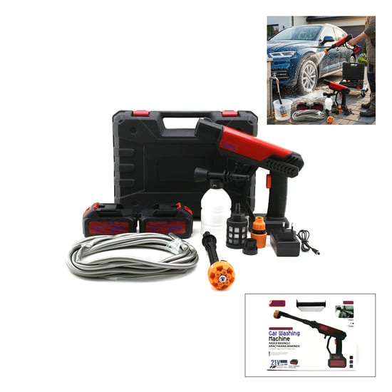 İnura Global Ahma A-130 Oto & Araç Yıkama Makinesi ( Şarjlı & Yedek Bataryalı ) (135w & 19000 Rpm) (12000 Mah & 21v)(0.62bar)