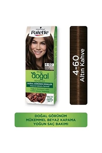 Palette Saç Boyası Doğal Renkler Altın Kakao 4.60