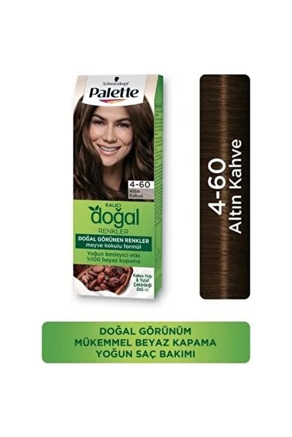 Palette Saç Boyası Doğal Renkler Altın Kakao 4.60