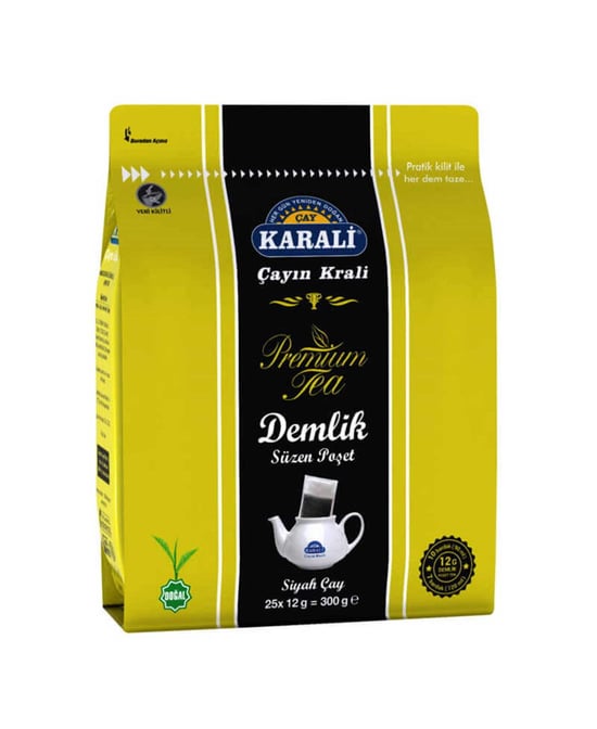 Karali Premium Demlik Poşet Siyah Çay 12 Gr X 25'li Paket