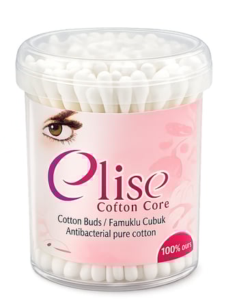 Elise Kulak Temizleme Pamuğu 12'li