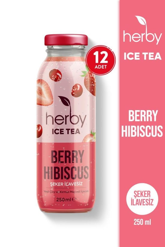 Herby İce Tea Berry Hibiscus 250 Ml X 12