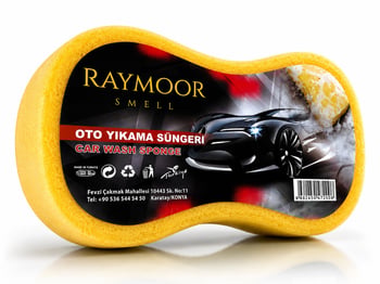Raymoor Premium Oto Yıkama Süngeri | Boya Dostu Araç Yıkama Süngeri