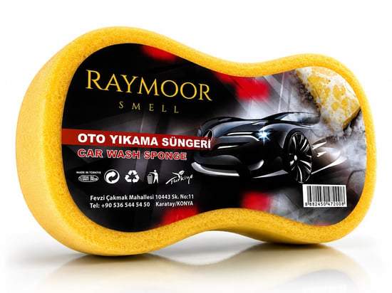 Raymoor Premium Oto Yıkama Süngeri | Boya Dostu Araç Yıkama Süngeri