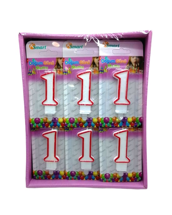 Ksmart K-5511 Rakamlı Doğum Günü Mumu