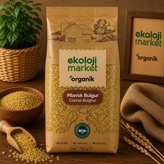 Organik Pilavlık Bulgur 750 Gr.