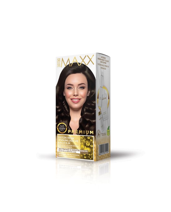 Maxx Deluxe Premium Yarı Kit Set Boya 5.0 Açık Kahve