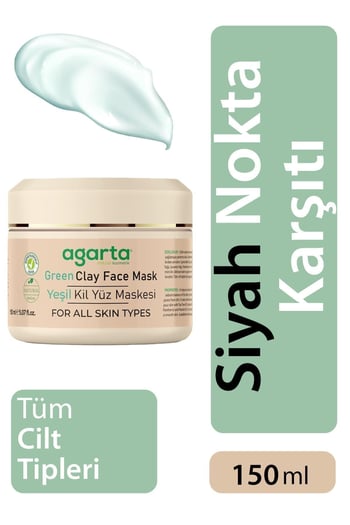 Doğal Yeşil Kil Maskesi 150 Ml