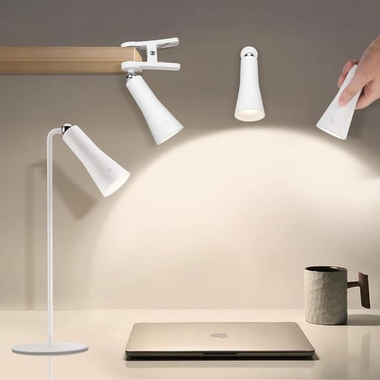 BUFFER® Çok Amaçlı Güçlü Manyetik Başlıklı 4’ü 1 Arada Portatif Beyaz LED Lamba Masaüstü, El Feneri,