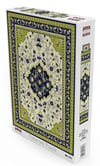 Nova Puzzle 1000 Parça Yeşil İran Halı Deseni Puzzle