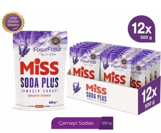 Miss Soda Plus Lavanta 500 Gr 12 Adet